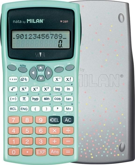 Kalkulator Milan Kalkulator naukowy 240 funkcji silver MILAN 320049 (8411574080329) kalkulators