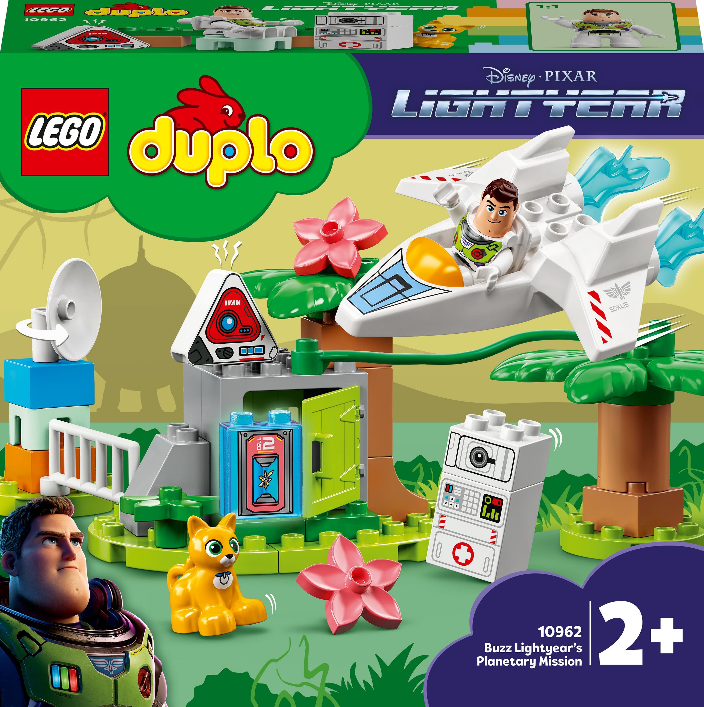 LEGO 10962 DUPLO Buzz Lightyears Planetary Mission Construction Toy (Space Toy with Spaceship and Robot) LEGO konstruktors