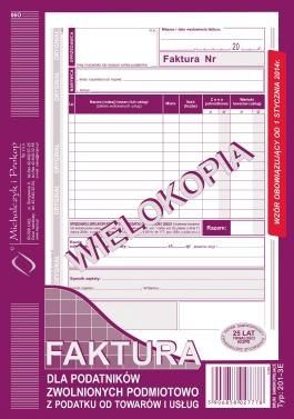 Michalczyk & Prokop Faktura A5 201-3E 436122 (5906858027778)  rezerves daļas un aksesuāri printeriem