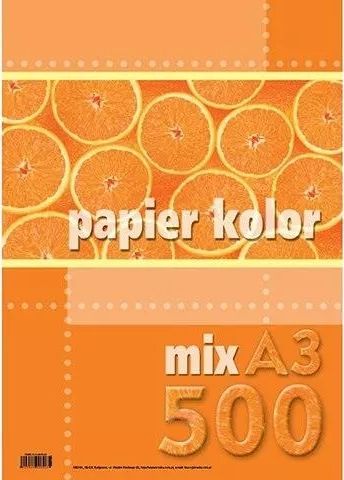 Kreska Papier ksero A3 80g mix kolorow 250 arkuszy AA583KRS (5905824200948) papīrs
