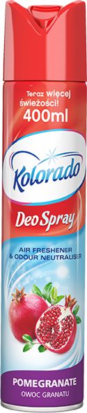 Kolorado Odswiezacz powietrza kolorado Deo Spray-Owoc Granatu 400ml uniwersalny DS009 (5902506009059)