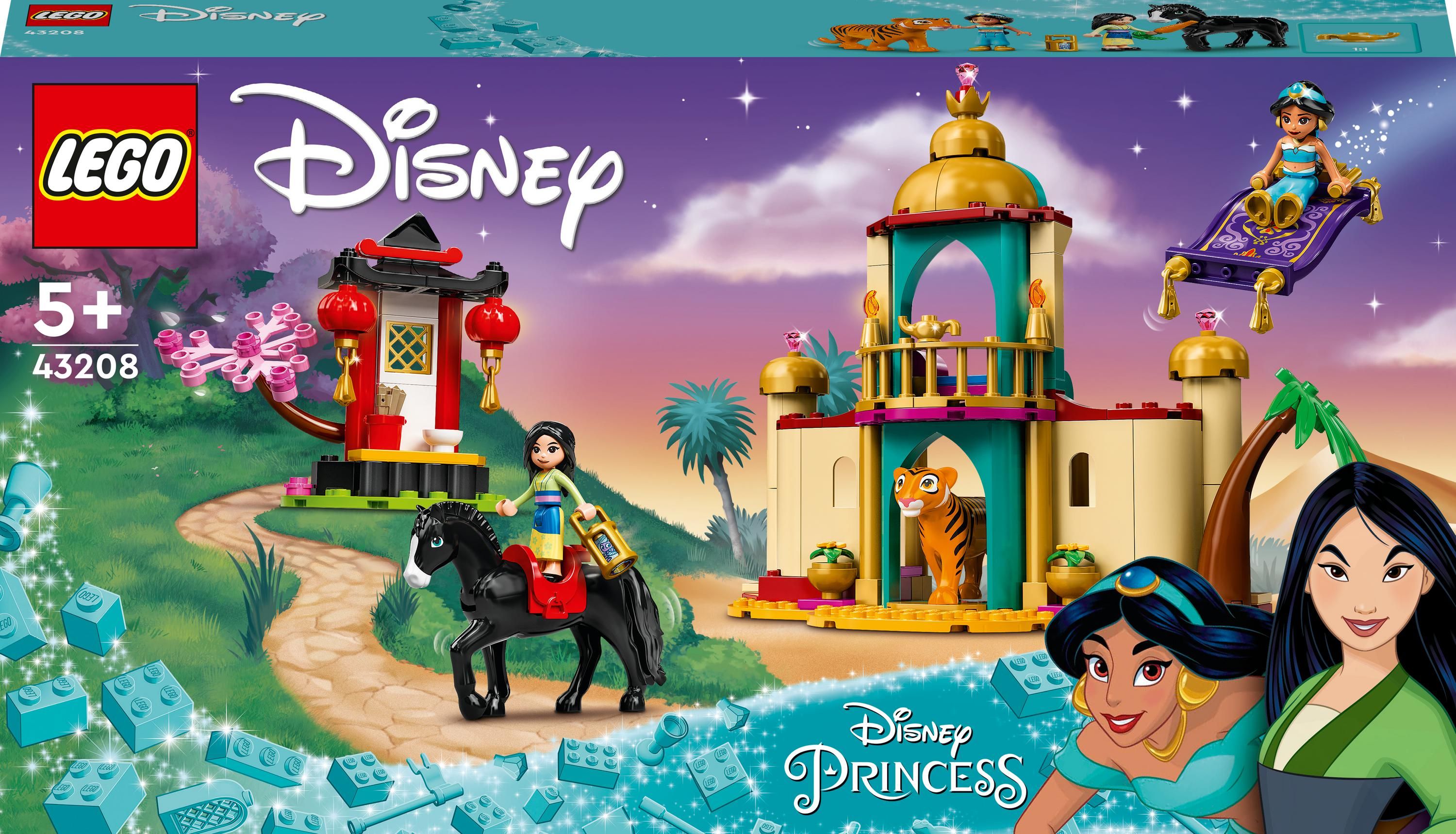 LEGO Disney Princess 43208 The Adventures of Jasmine and Mulan LEGO konstruktors