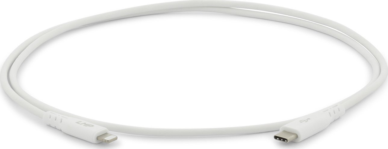 Kabel USB LMP USB-C to Lightning cable, Charge & Sync, MFI certified, 1m, White 18995 (7640113434090) USB kabelis