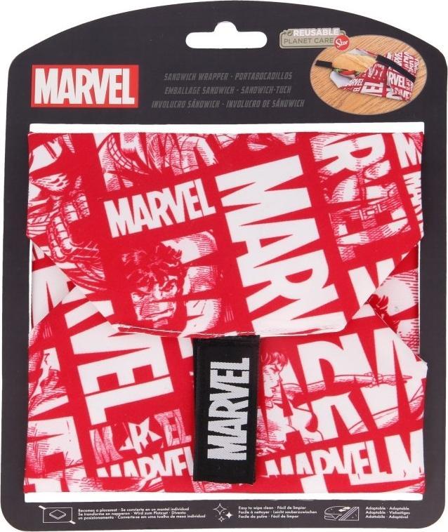 Marvel Marvel - Wielorazowa owijka sniadaniowa 01025 (8412497010257) Pārtikas uzglabāšanas piederumi