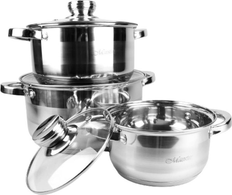 Maestro MR-2220-6L A set of pots of 6 elements Pannas un katli