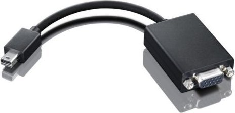 Adapter AV Lenovo DisplayPort - D-Sub (VGA) czarny (DP to VGA video dongle) DP to VGA video dongle (5712505768754)