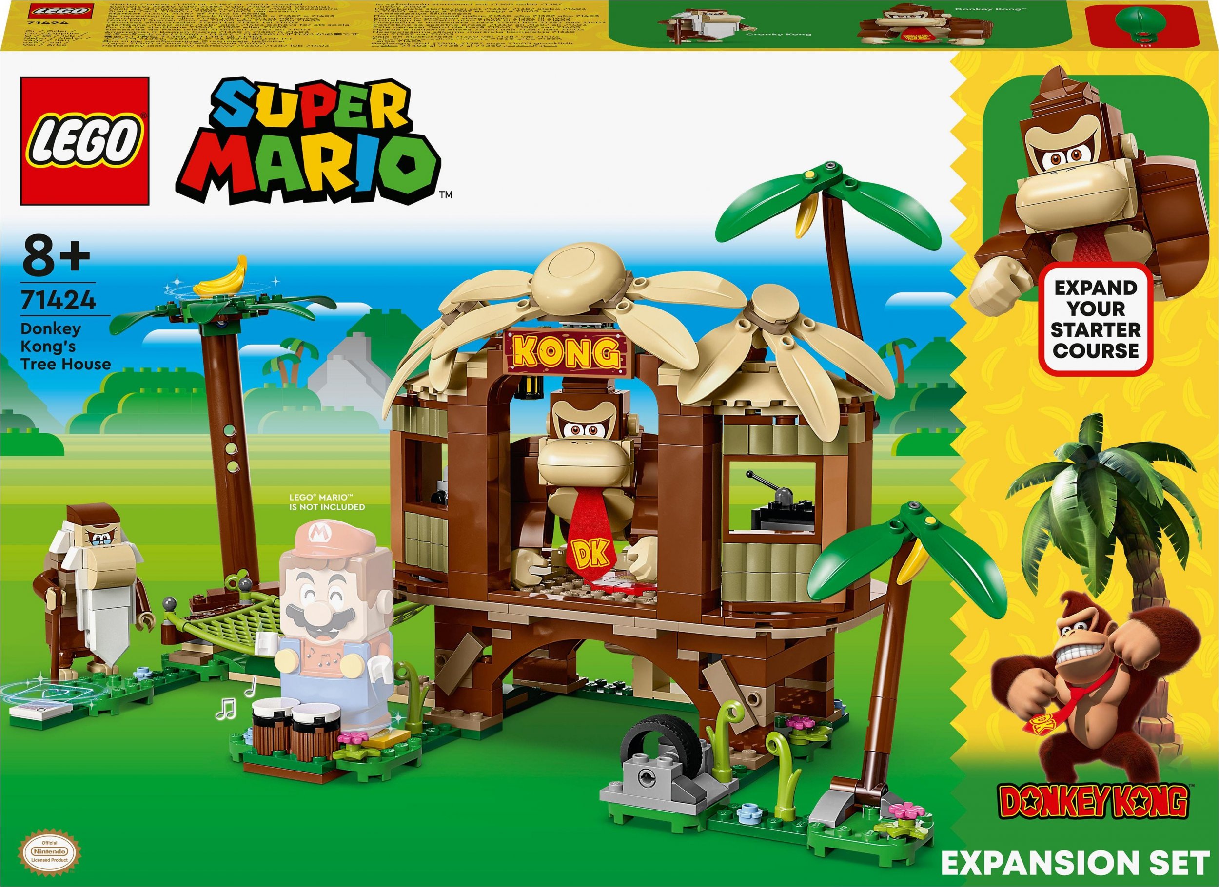 LEGO Super Mario Domek na drzewie Donkey Konga - zestaw rozszerzajacy (71424) 71424 (5702017415765) LEGO konstruktors