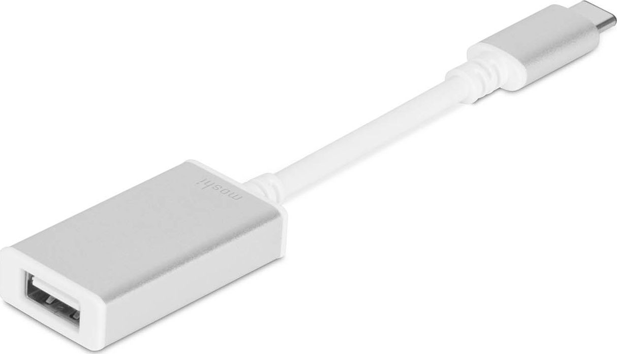 Adapter USB Moshi USB-C - USB Srebrny  (MI-USBC) MI-USBC (4712052318403)