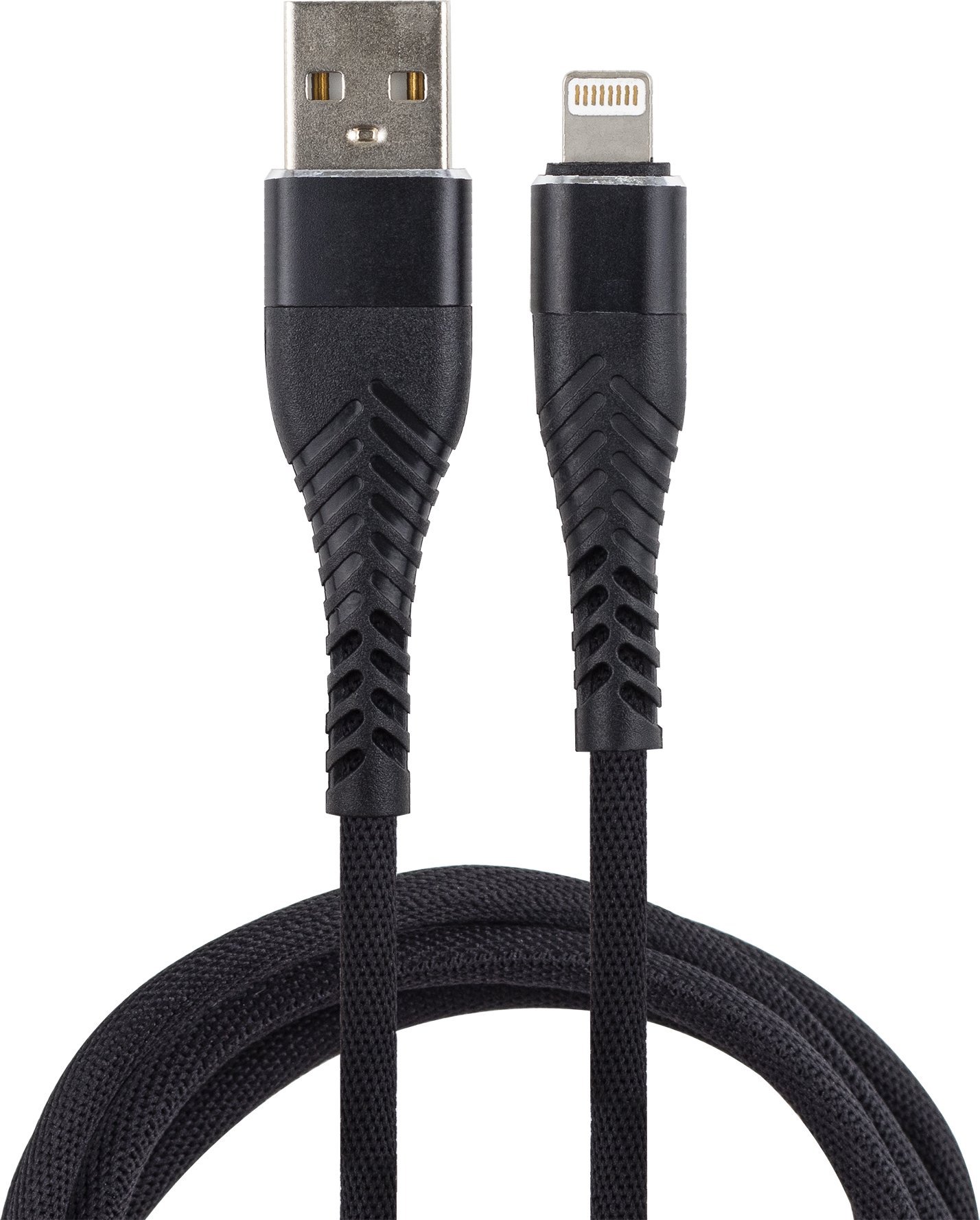 Kabel USB Libox USB-A - Lightning 1 m Czarny (BX8677) BX8677 (5902689075858) USB kabelis