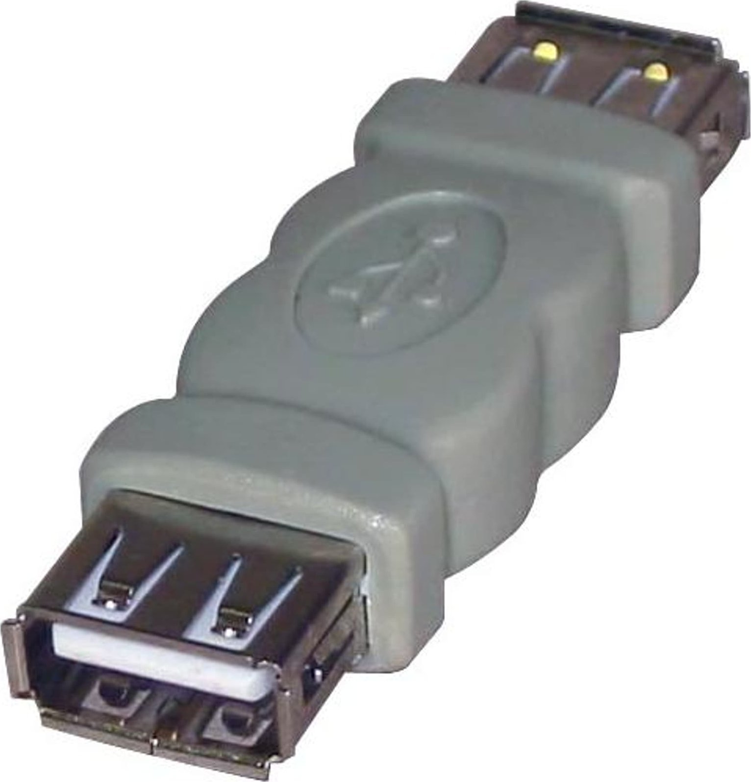 Adapter USB Logo Zlaczka, USB A (2.0) F-USB A (2.0) F, 0, szara, Logo - 68041 68041 (8590274680418)