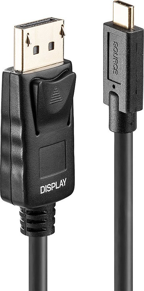 Kabel USB Lindy USB-C - DisplayPort 10 m Czarny (43307) 43307 (4002888433075) USB kabelis