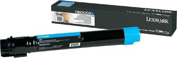 Lexmark C950 Cyan Extra High Yield Toner Cartridge (24K) for toneris