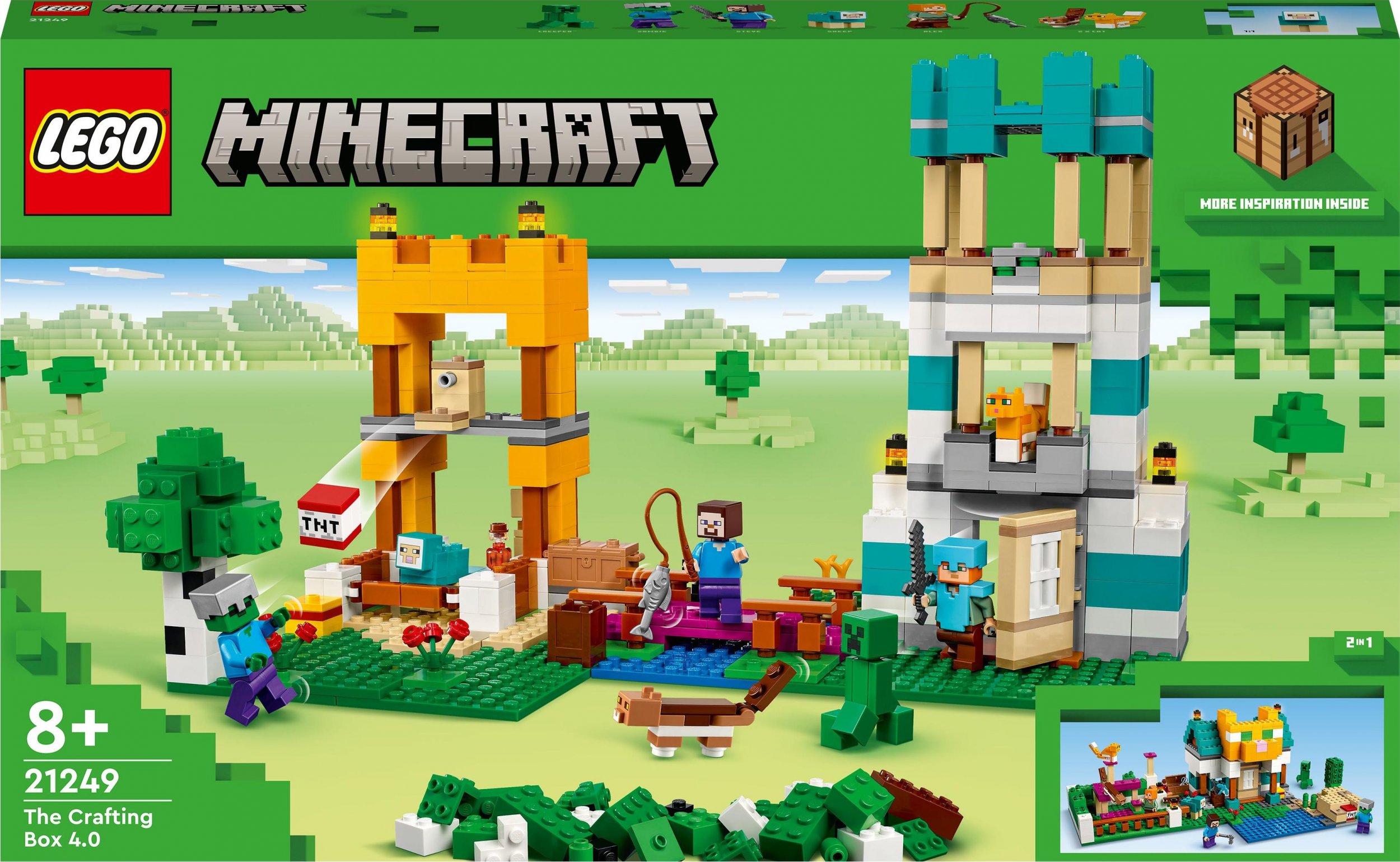 LEGO Minecraft Kreatywny warsztat 4.0 (21249) 21249 (5702017415840) LEGO konstruktors