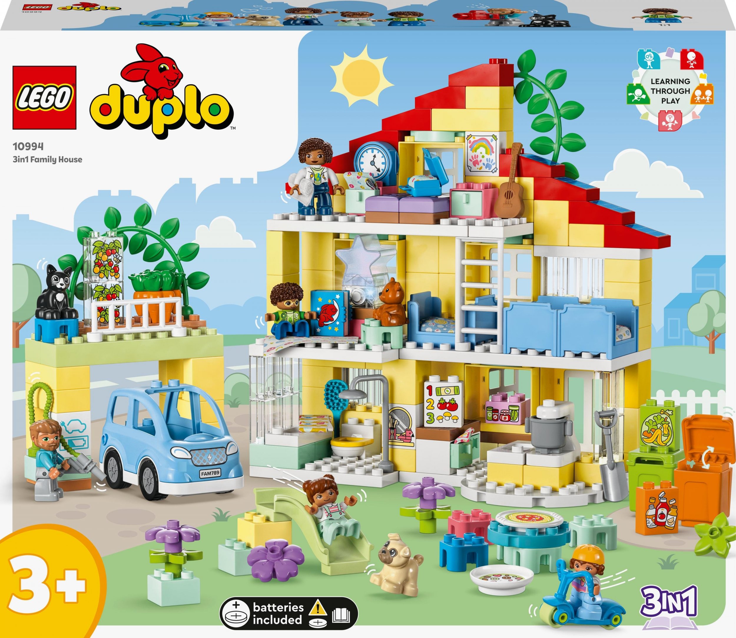 LEGO Duplo Dom rodzinny 3 w 1 (10994) 10994 (5702017417776) LEGO konstruktors