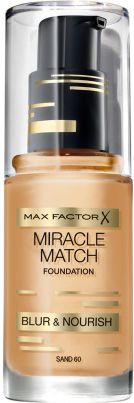 MAX FACTOR Miracle Match Foundation Podklad 60 Sand 30ml 4084500539686 (4084500539686) tonālais krēms