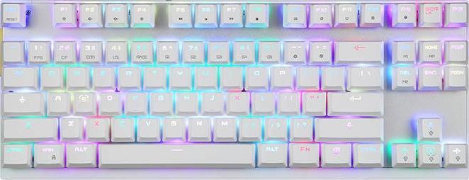 Mechanical gaming keyboard Motospeed K82 RGB (white) klaviatūra