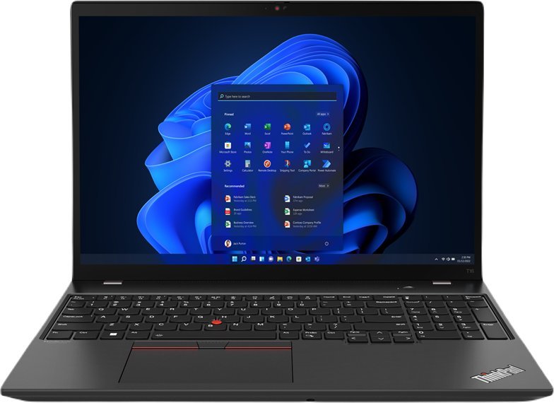 Notebook ThinkPad T16 G1 21CH002EPB W11Pro 6850U/16GB/512GB/AMD Radeon/16.0 WUXGA/Thunder Black/3YRS Premier Support Portatīvais dators