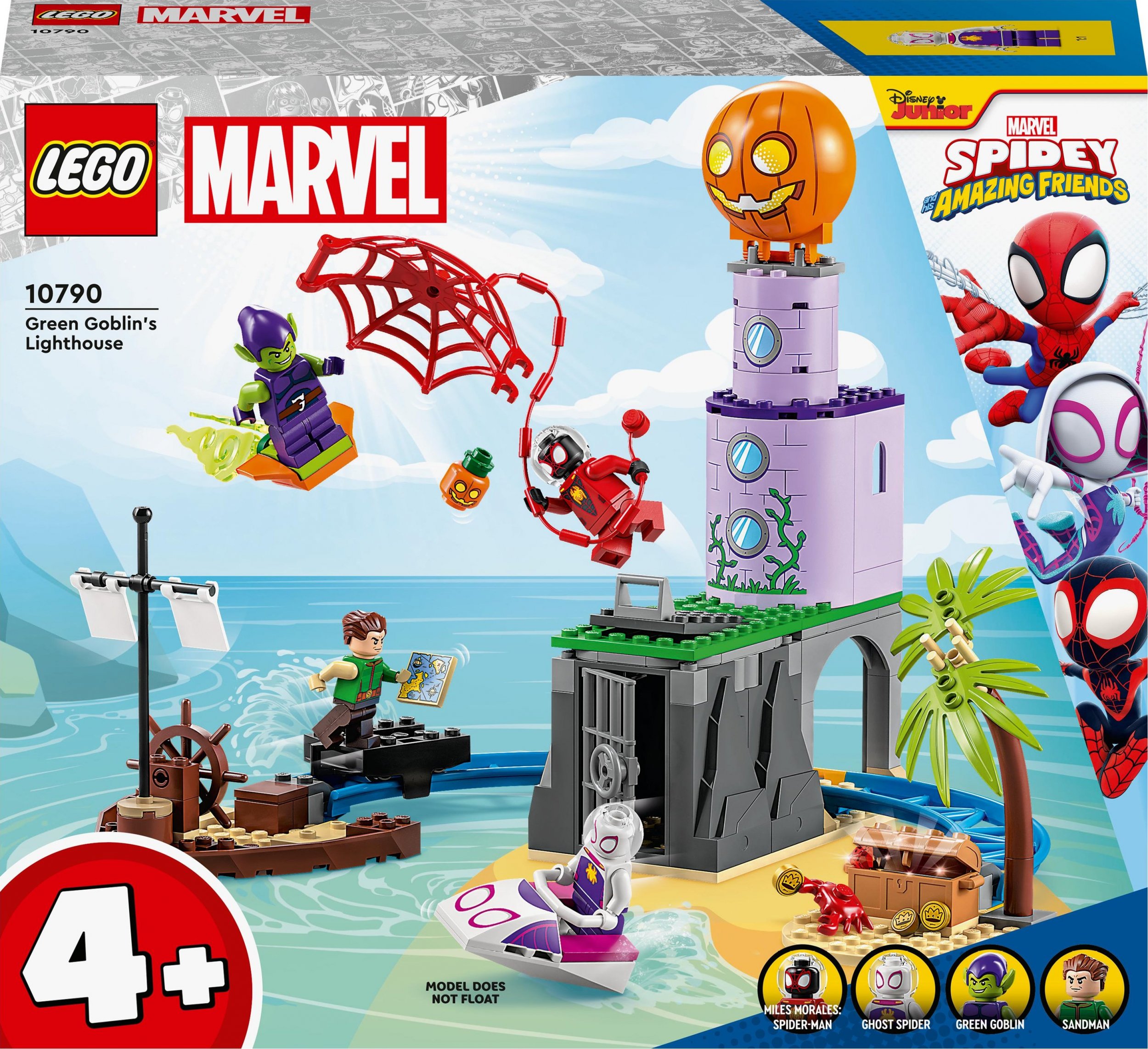 LEGO Marvel Spider-Man Druzyna Spider-Mana w latarni Zielonego Goblina (10790) 10790 (5702017424156) LEGO konstruktors