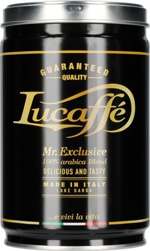 Lucaffe Kawa mielona 250 g Lucaffe 100% Arabica (8021107018561) 8021107018561 (8021103785610) piederumi kafijas automātiem