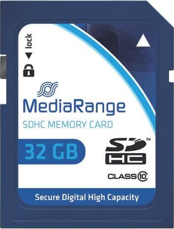 SD Card 32GB MediaRange SDHC CL.10 atmiņas karte