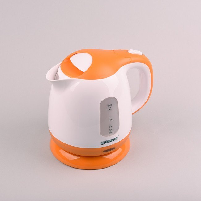 Feel-Maestro MR012 orange electric kettle 1 L Orange, White 1100 W Elektriskā Tējkanna