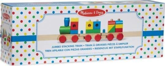 Melissa & Doug MELISSA Drewniany pociag do ciagania Jumbo 40544 40544 MELISSA (000772405447)