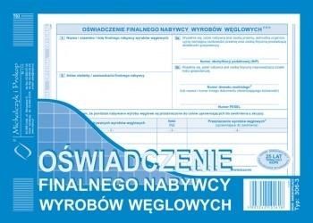 Michalczyk & Prokop Oswiadczenie finalnego nabywcy...306-3 436153 (5903242101618)  rezerves daļas un aksesuāri printeriem