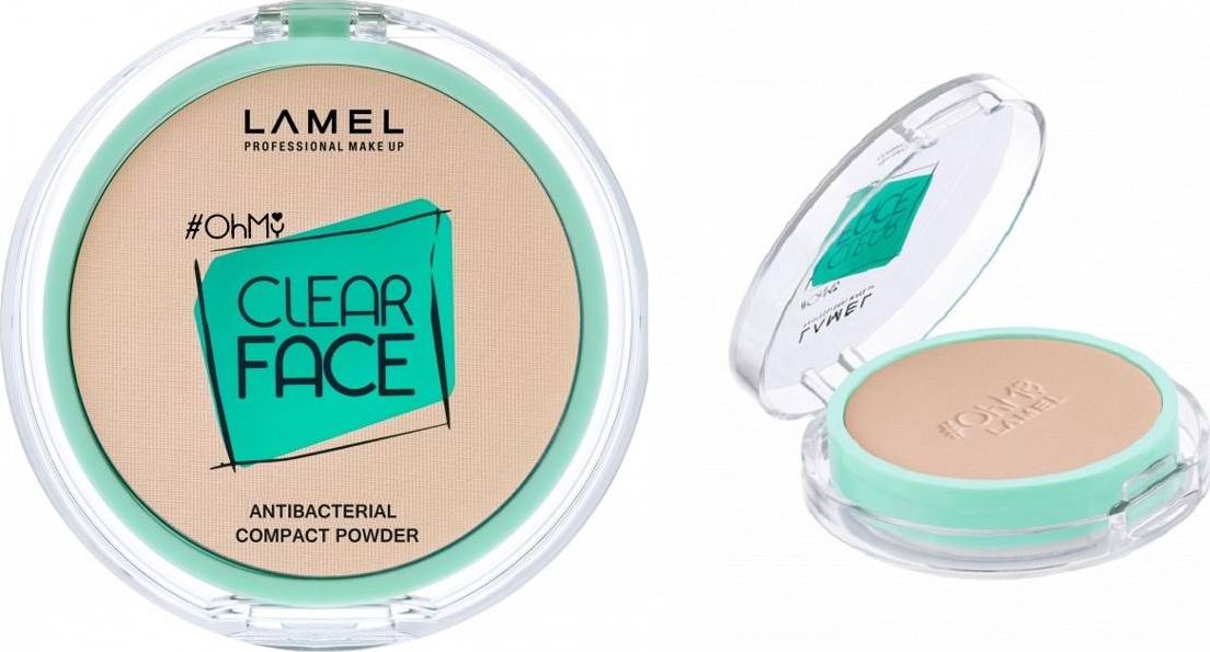 Lamel OhMy Clear Face Puder kompaktowy antybakteryjny nr 401 6g 928047