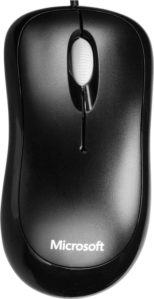 MS Basic Optical Mouse USB black Datora pele