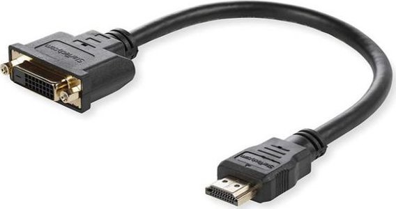 Adapter AV MicroConnect HDMI - DVI-D czarny (Adapter HDMI -  DVI M/F, 15CM) Adapter HDMI -  DVI M/F, 15CM (5704174061946)