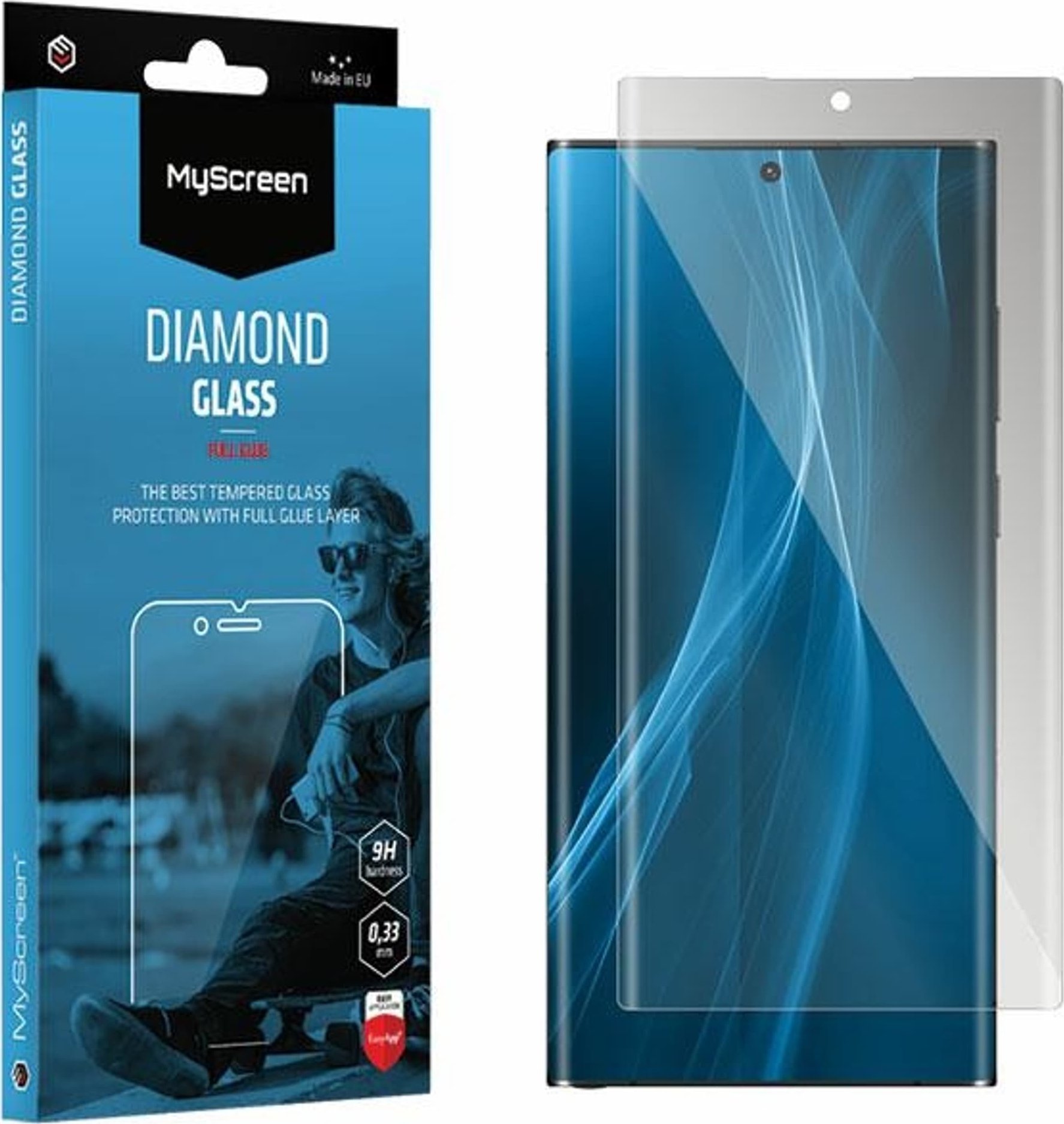 MyScreen Protector Szklo hartowane MyScreen Diamond Glass Edge 3D Motorola Moto Edge 40 Pro 5G/Edge 40 czarny/black MSRN363 (5904433221665) aizsardzība ekrānam mobilajiem telefoniem