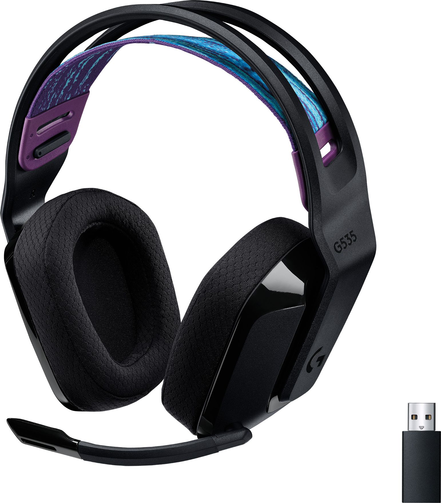 Logitech G G535 Headset Wireless Head-band Gaming Black austiņas