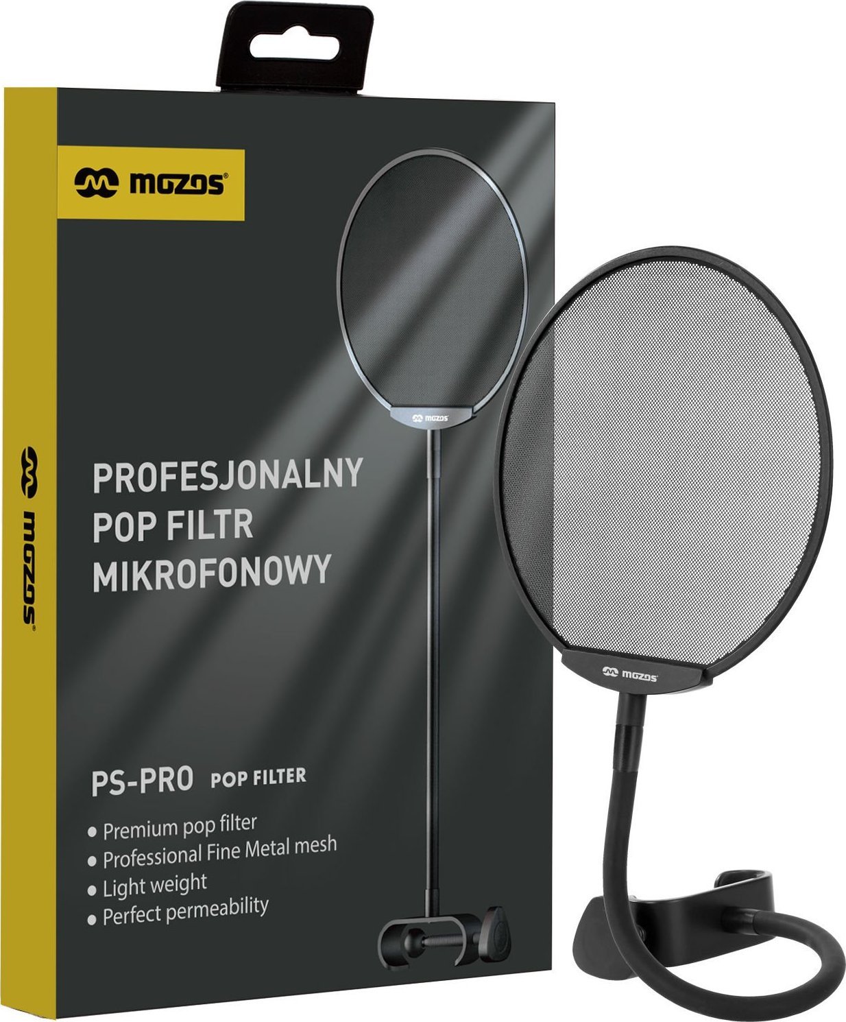 Mozos Popfiltr mikrofonowy PS-PRO Mikrofons