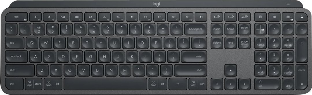 LOGITECH MX KEYS FOR BUSINESS - GRAPHITE DEU - CENTRAL klaviatūra