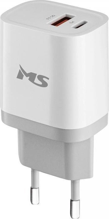 Ladowarka MS Ladowarka sieciowa MS Power Z310 20W PD QC 3.0 C+USB biala iekārtas lādētājs