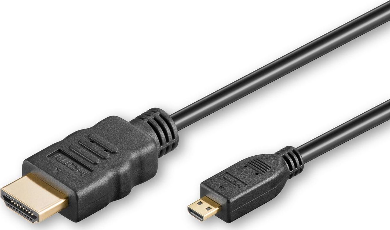 MicroConnect 4K HDMI A-D cable, 5m  Gold plated connector with  5704174226017 kabelis video, audio