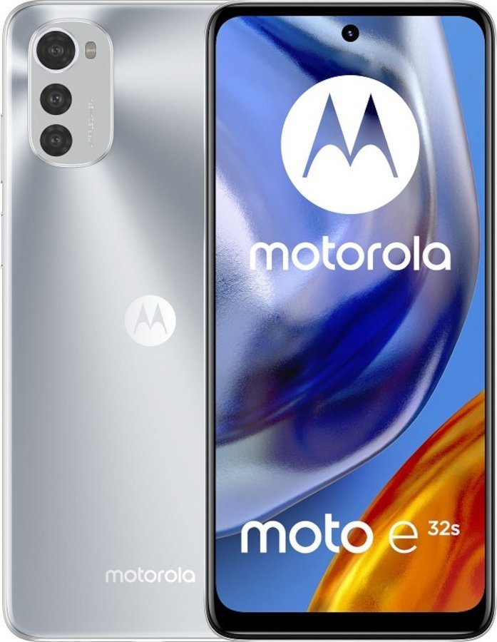 Motorola Moto E e32s 16.5 cm (6.5") Dual SIM Android 12 4G USB Type-C 4 GB 64 GB 5000 mAh Silver Mobilais Telefons