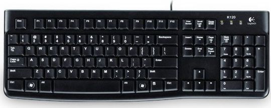 Logitech K120 Keyboard, German QWERTZ 920-002516 klaviatūra