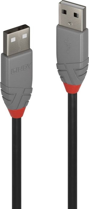 Kabel USB Lindy USB-A - USB-A 3 m Czarny (36694) 36694 (4002888366946) USB kabelis