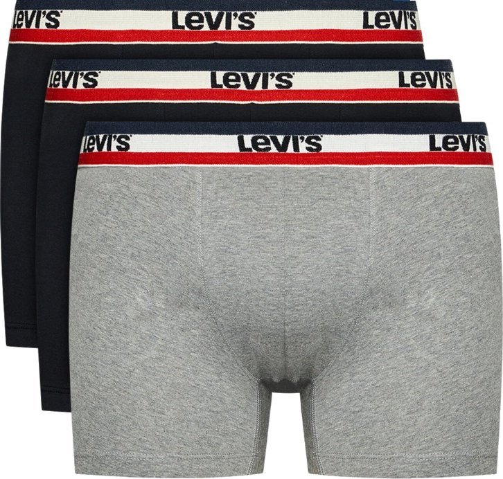 Levi`s Levi's Boxer 3 Pairs Briefs 37149-0544 Czarne S 37149-0544 (8720245095587)