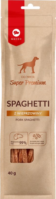 Maced MACED Przysmak Spaghetti z wieprzowina 107428 (5907489324915)