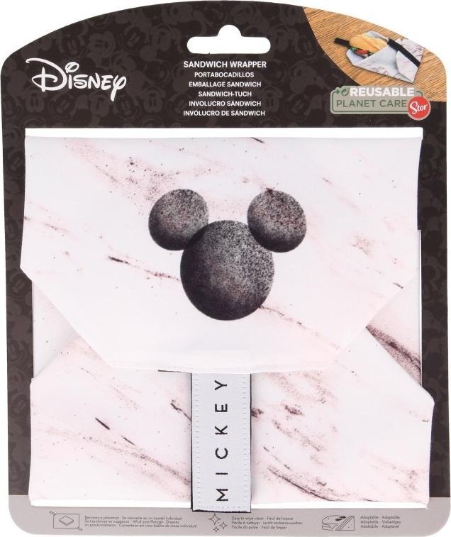 Mickey Mouse Mickey Mouse - Wielorazowa owijka sniadaniowa 01035 (8412497010356) Pārtikas uzglabāšanas piederumi