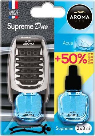 MTM Odswiezacz powietrza AROMA SUPREME DUO AQUA AMI-A92253 (5907718922530) auto kopšanai