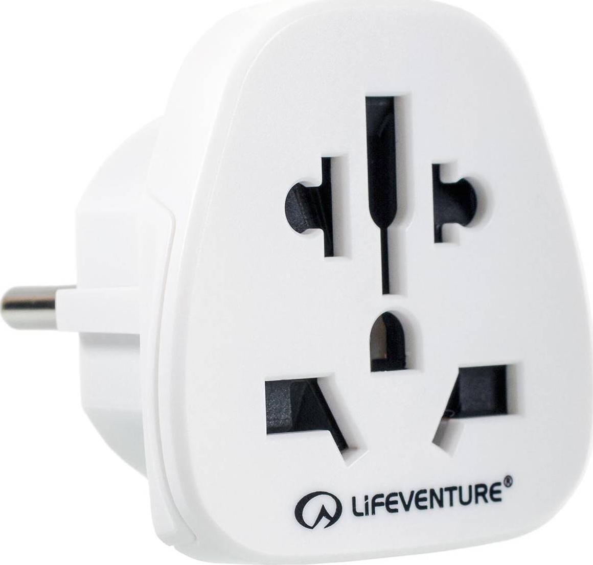 Lifeventure Adapter podrozny Lifeventure World to Europe Travel Adaptor Uniwersalny 85437090 (5031863771313) TV aksesuāri