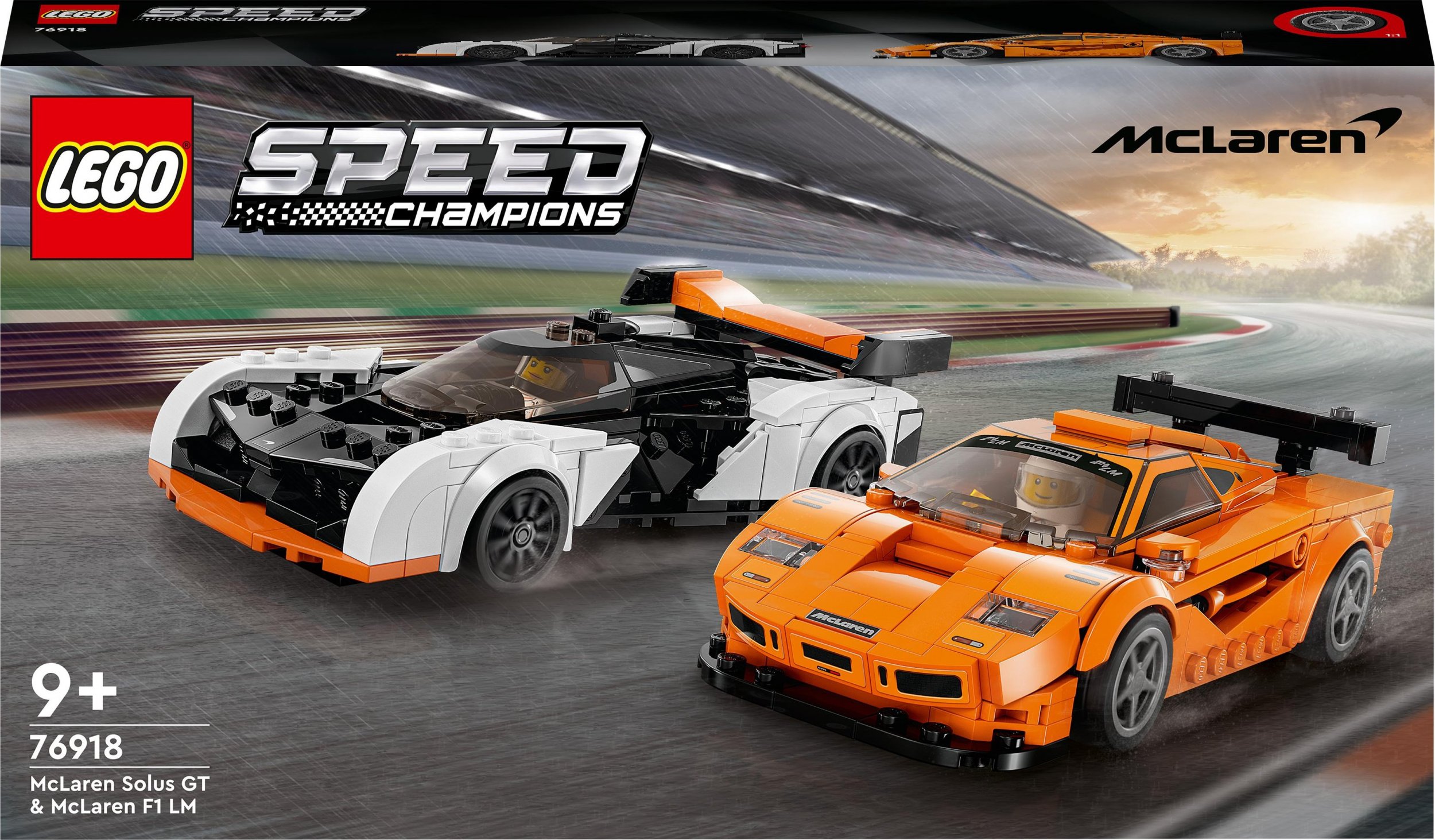 LEGO Speed Champions McLaren Solus GT and McLaren F1 LM (76918) LEGO konstruktors