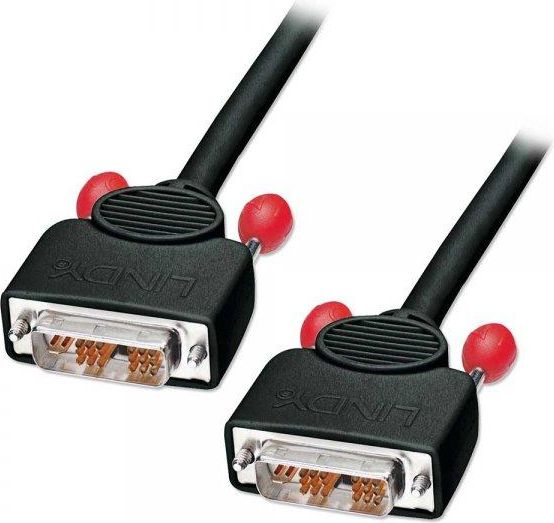 Kabel Lindy DVI-I - DVI-I 2m czarny (41271) 41271 (4002888412711) kabelis video, audio