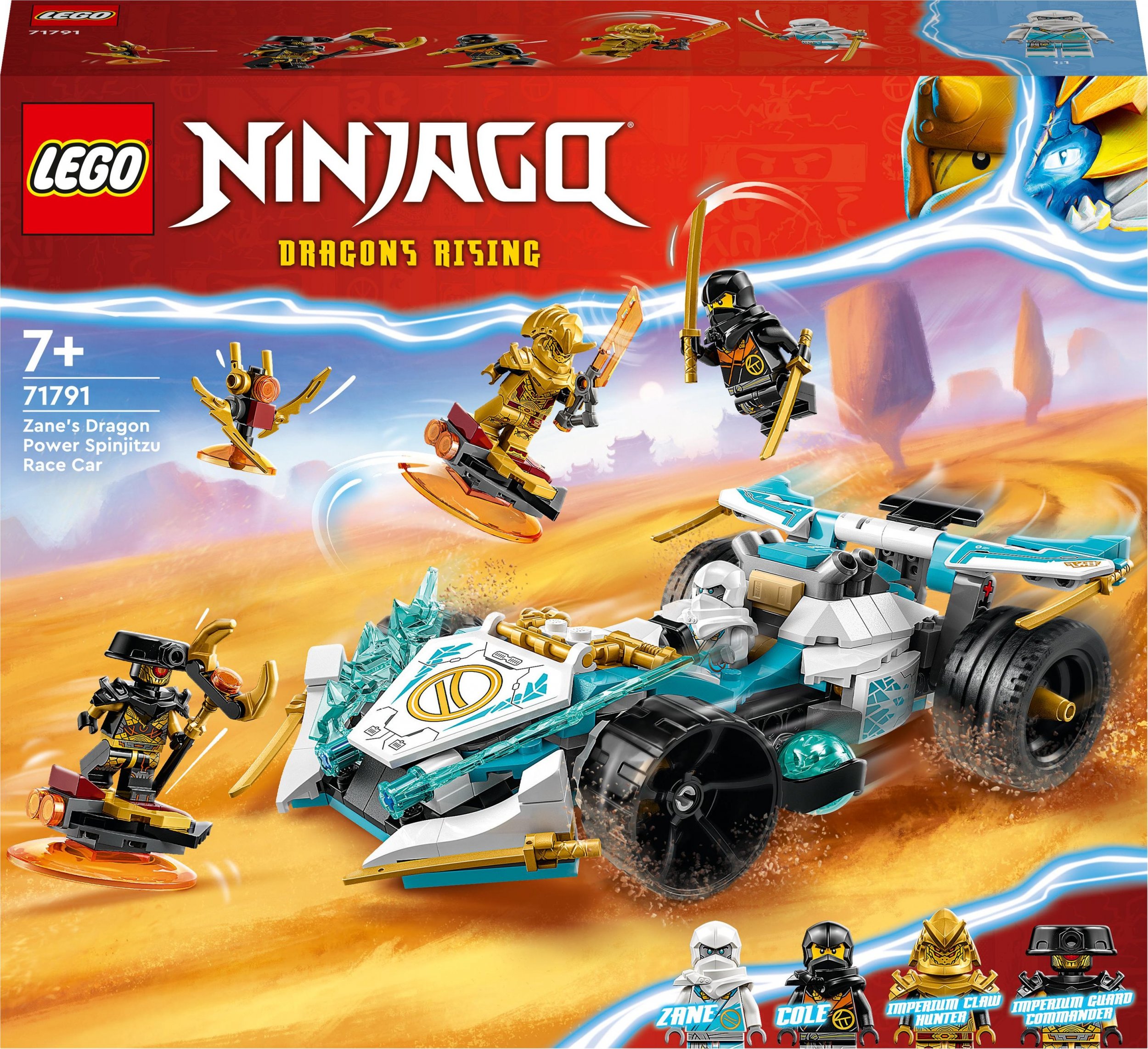 LEGO Ninjago - Zane's Dragon Power Spinjitzu Race Car (71791) LEGO konstruktors