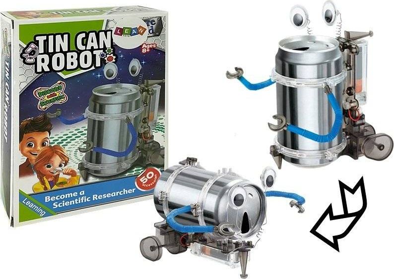 Lean Sport Import LEANToys Edukacyjny Robot z Puszki DIY 6819 (5905884456040)