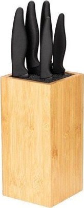 Smile bamboo block knife set SNS-5 6-piece Virtuves piederumi