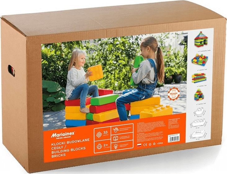 Marioinex Building Blocks Bricks 33 elements (901304) konstruktors